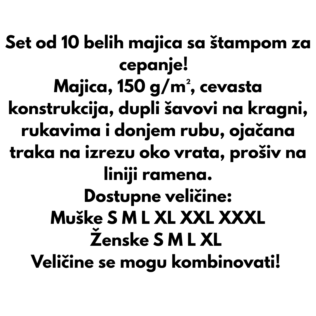 Majice za Rodjenje Deteta 10 Komada