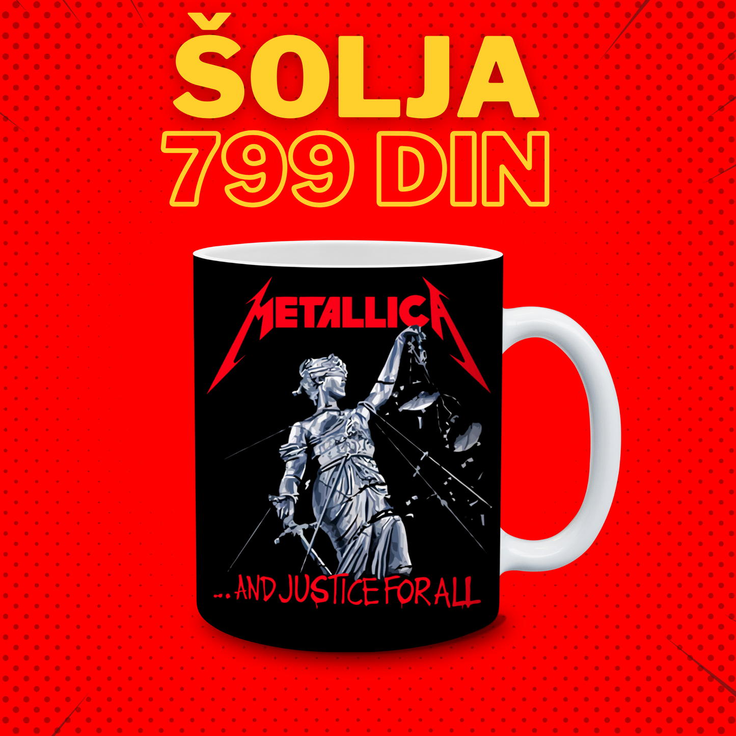 Metallica and Justice for All Šolja