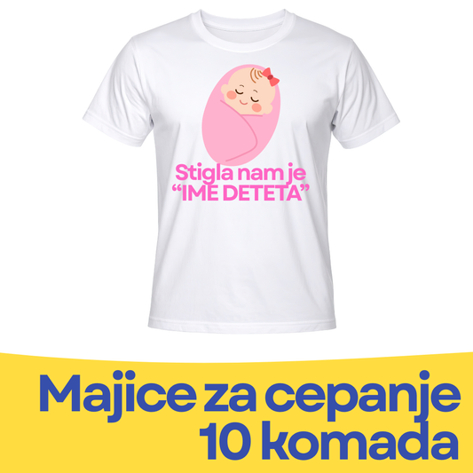 Majice za Rodjenje i Cepanje 10 Komada