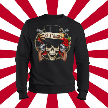 Duks bez kapuljače Guns and Roses Skull