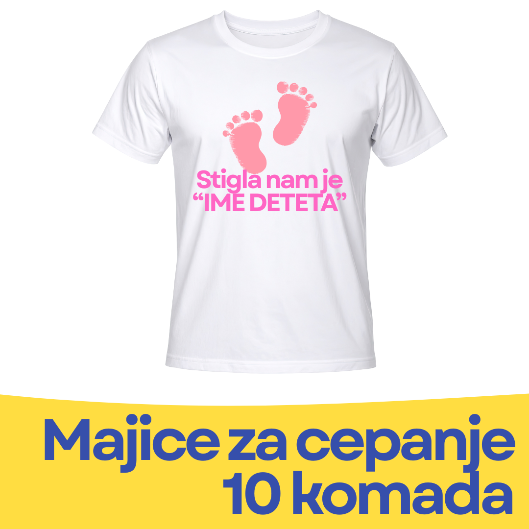 Majice za Rodjenje Deteta 10 Komada